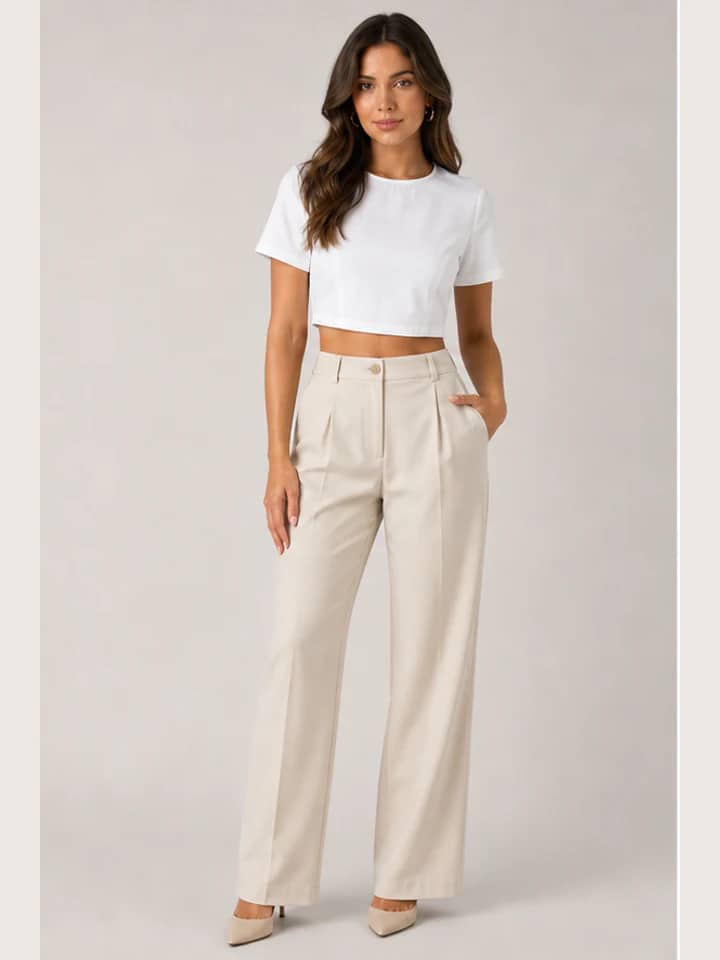 Blusa Cropped Branca